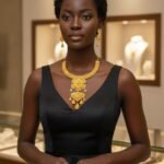 Beautiful Fashionable 2% Gold Necklace For Women