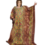 New Trendy African Designer Party Wear Embroidery & Diamond Stone Work Bazin For Women