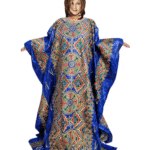 2021 African Designer Party Wear Diamond Stone Work Bazin Getzner For Women