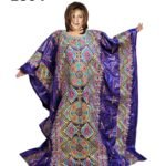 New Style African Women Designer Party Wear Diamond Stone Work Bazin Getzner