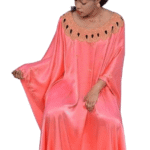 100% Satin Silk Boubou For African Women D.N- 6042