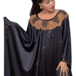 100% Satin Silk Boubou For African Women D.N- 6045