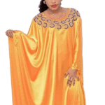 100% Satin Silk Boubou For African Women D.N- 6048