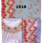 Mauve Purple Color Bazin For African Women D.N- 1518