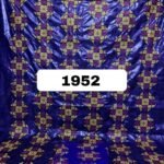 Beautiful Royal Blue Color Embroidery Bazin For African Women D.N- 1952