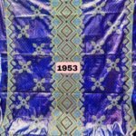 Beautiful Royal Blue Color Embroidery Bazin For African Women D.N- 1953