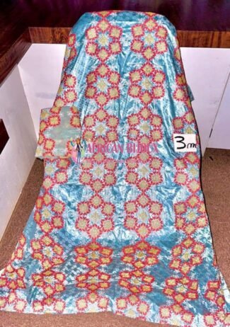 Beautiful Getzner Bazin Boubou For African Women D.N- 2119