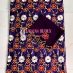 Beautiful Getzner Bazin Boubou For African Women D.N- 2121