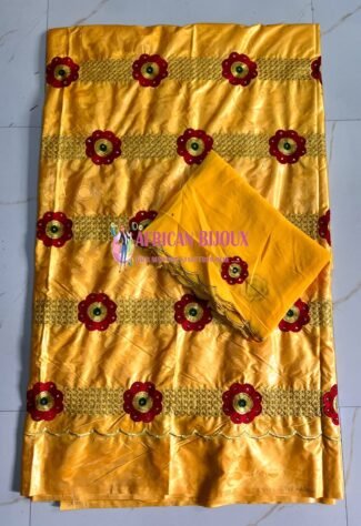 Beautiful Getzner Bazin Boubou For African Women D.N- 2120